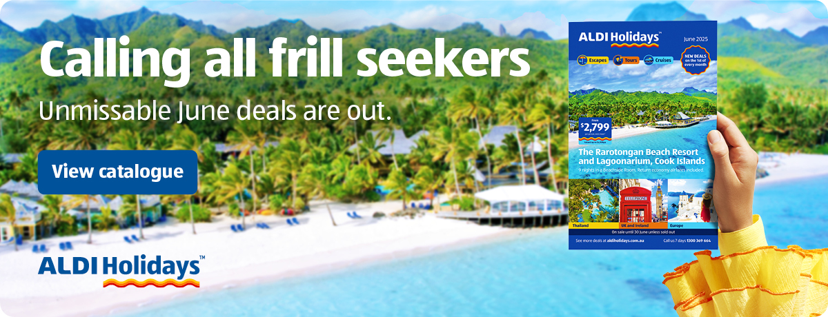 ALDI Holidays June Catalogue