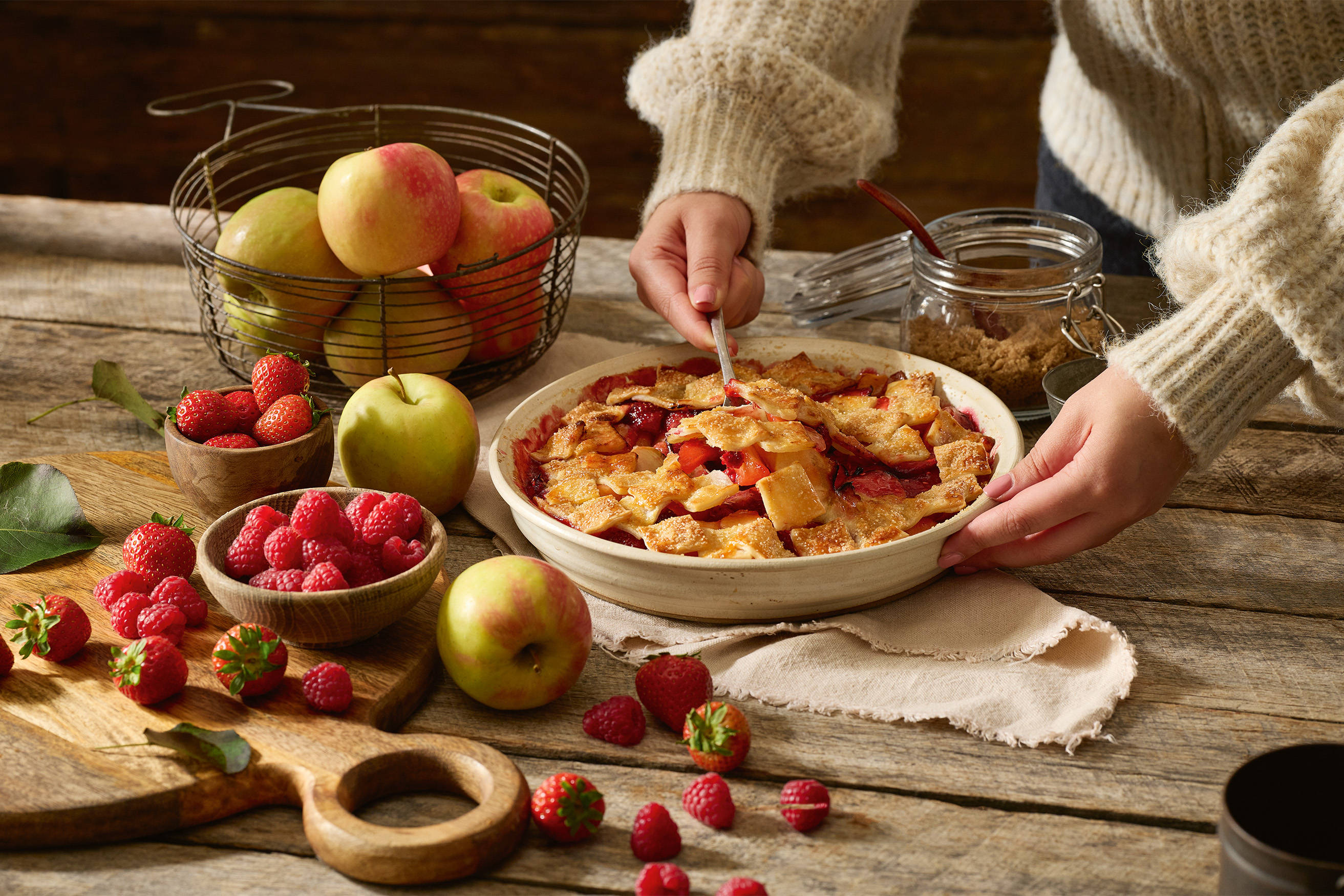 Apple and Berry Pandowdy Recipe