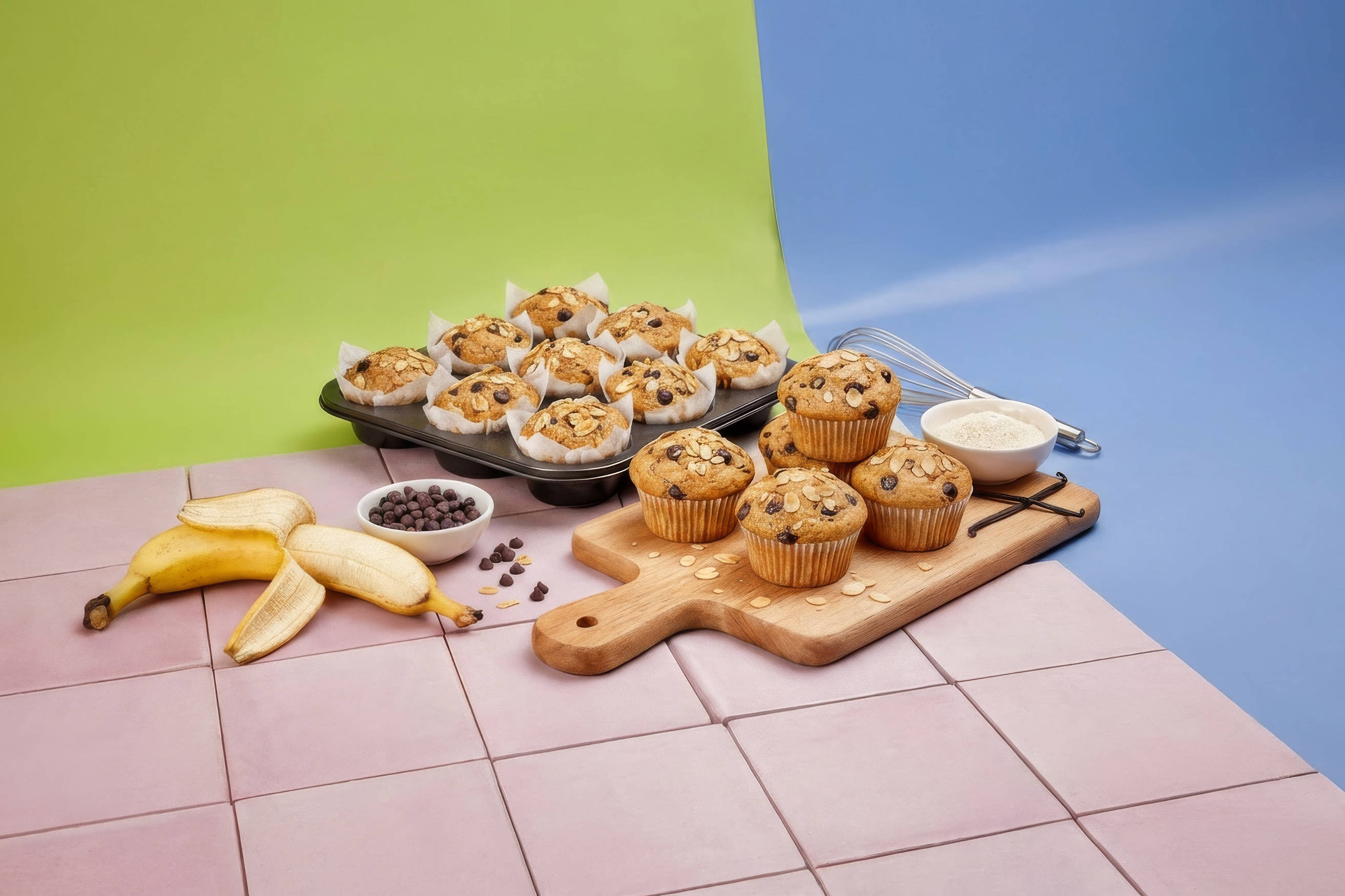 Almond Banana Muffins Recipe