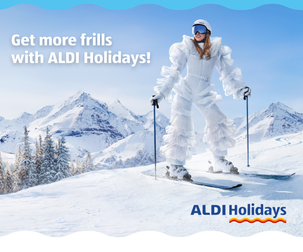 Get more frills with ALDI Holidays!