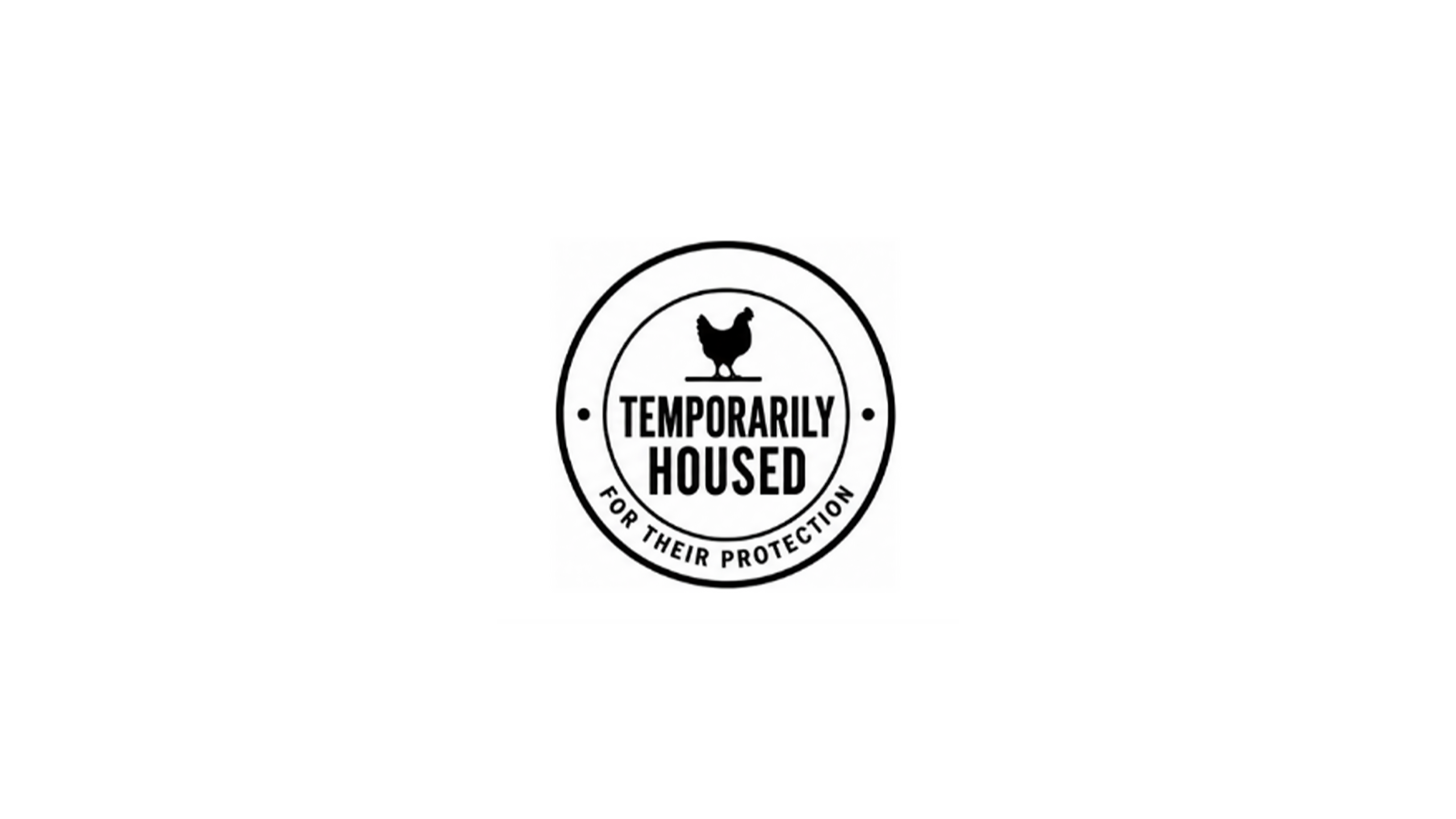 Temporarily Housed Free Range Birds For Their Protection