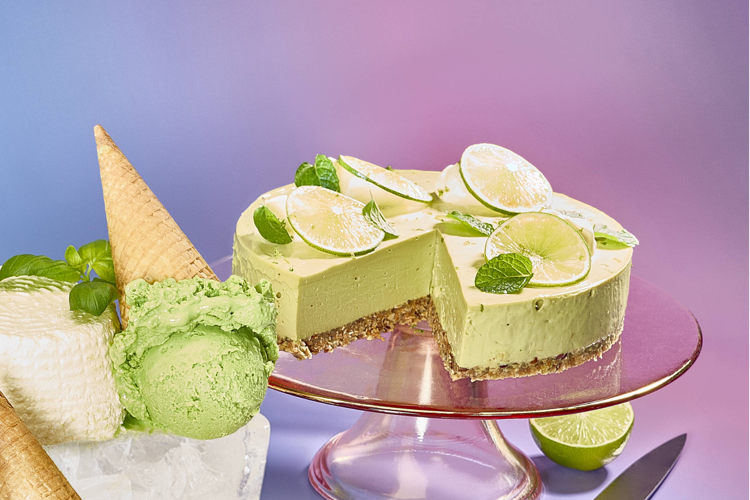 Avocado, Mint and Lime Cheesecake Recipe
