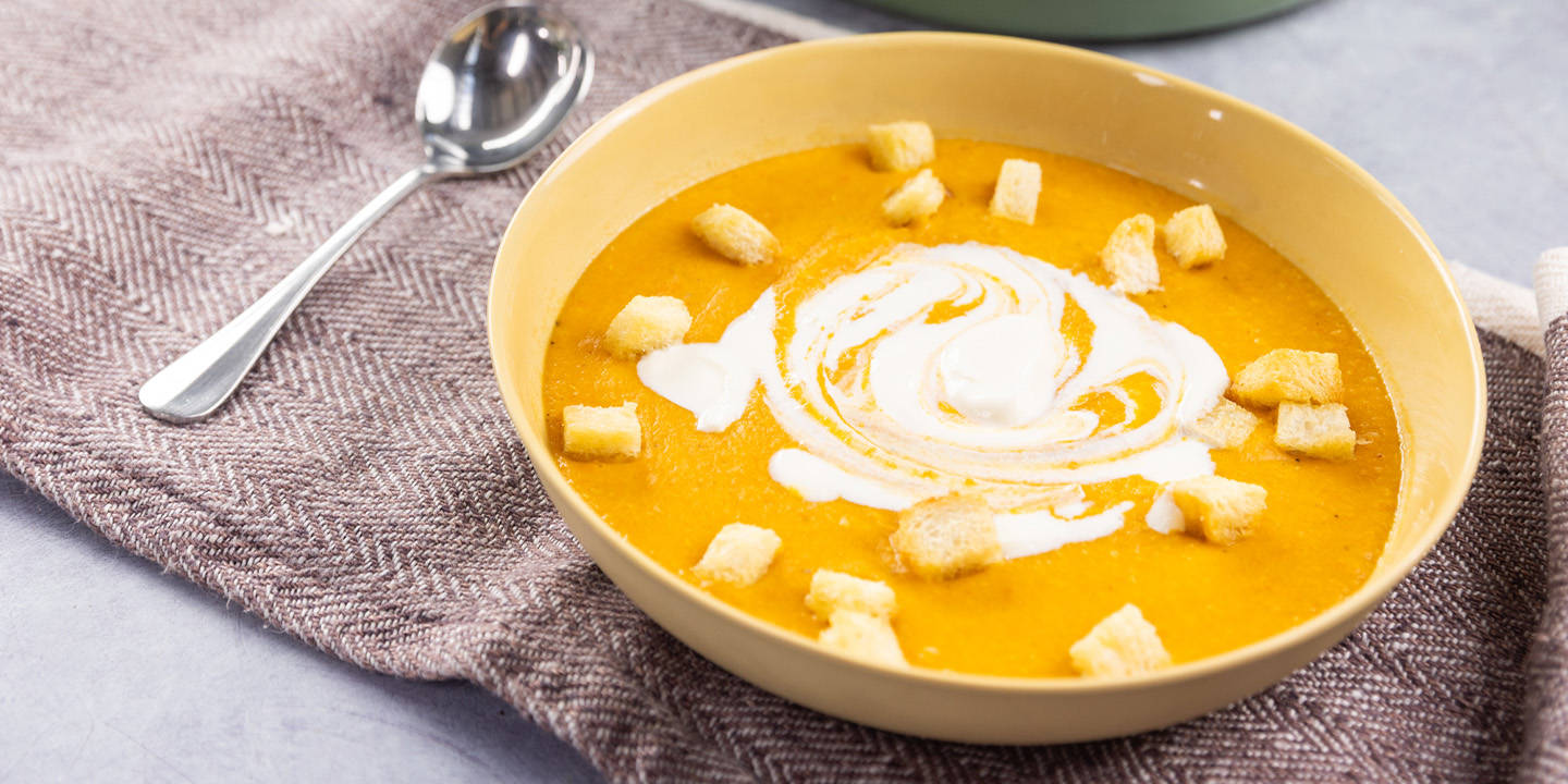 Roasted Carrot & Red Lentil Soup