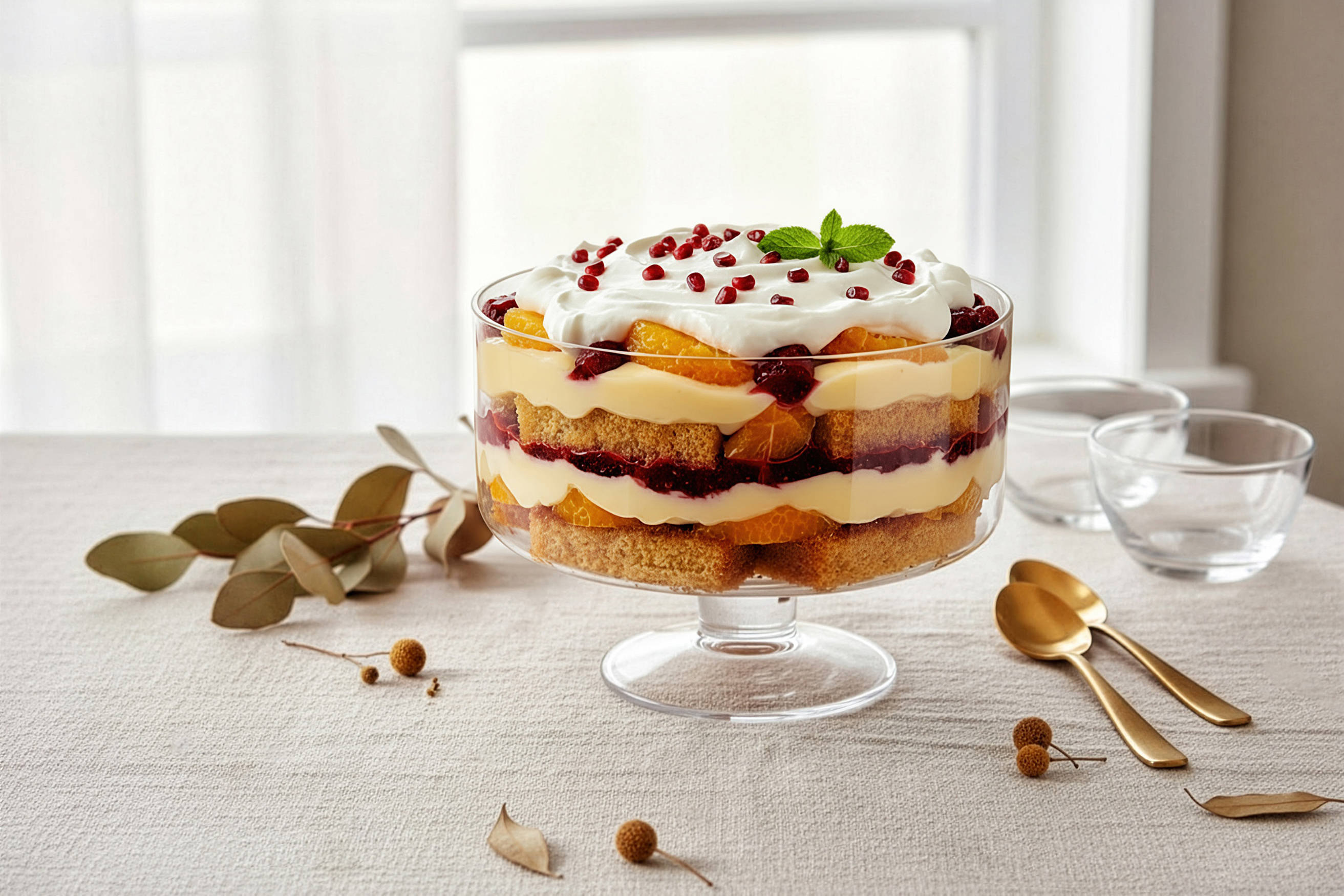 Cranberry & Orange Trifle Recipe