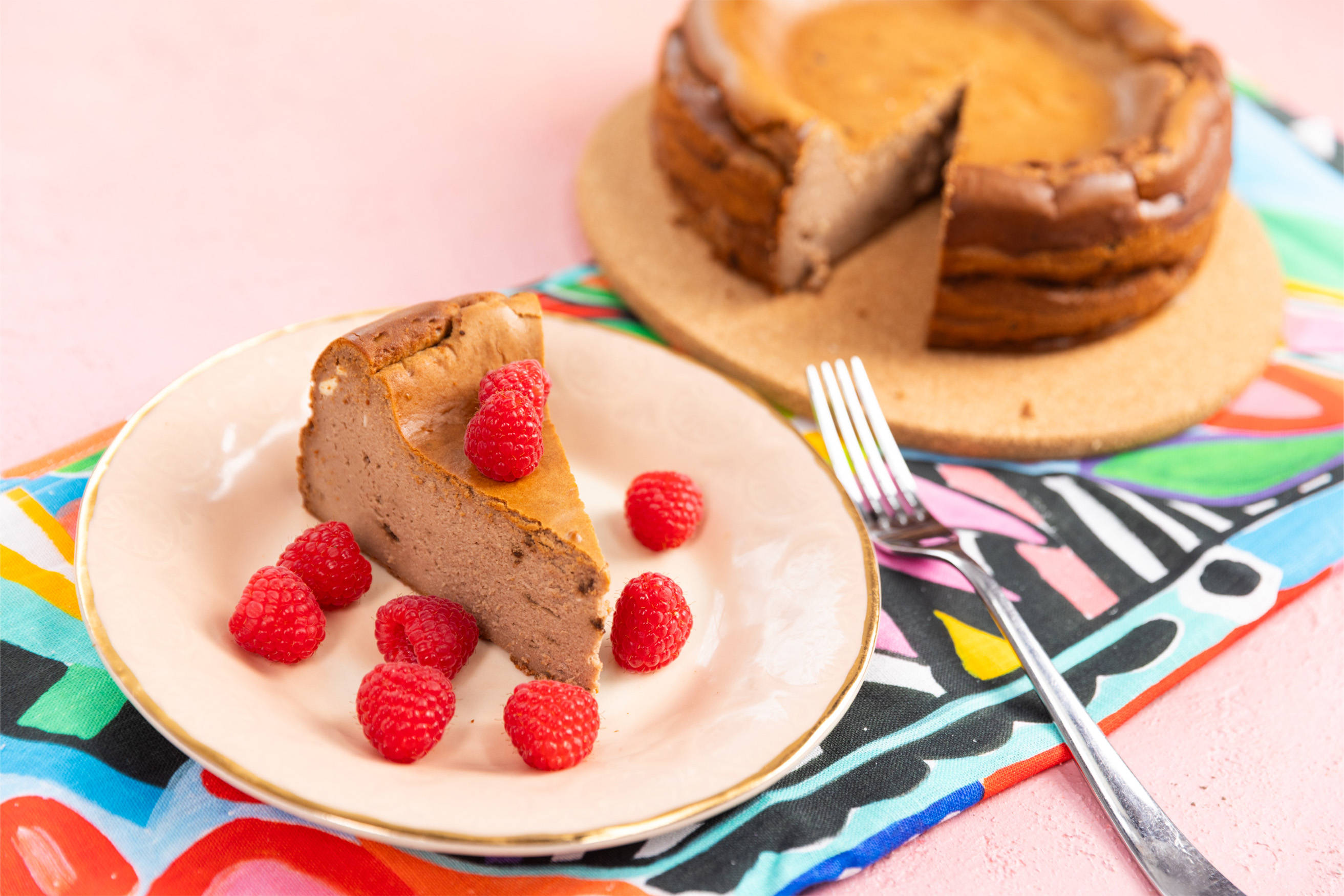 Basque Chocolate Cheesecake