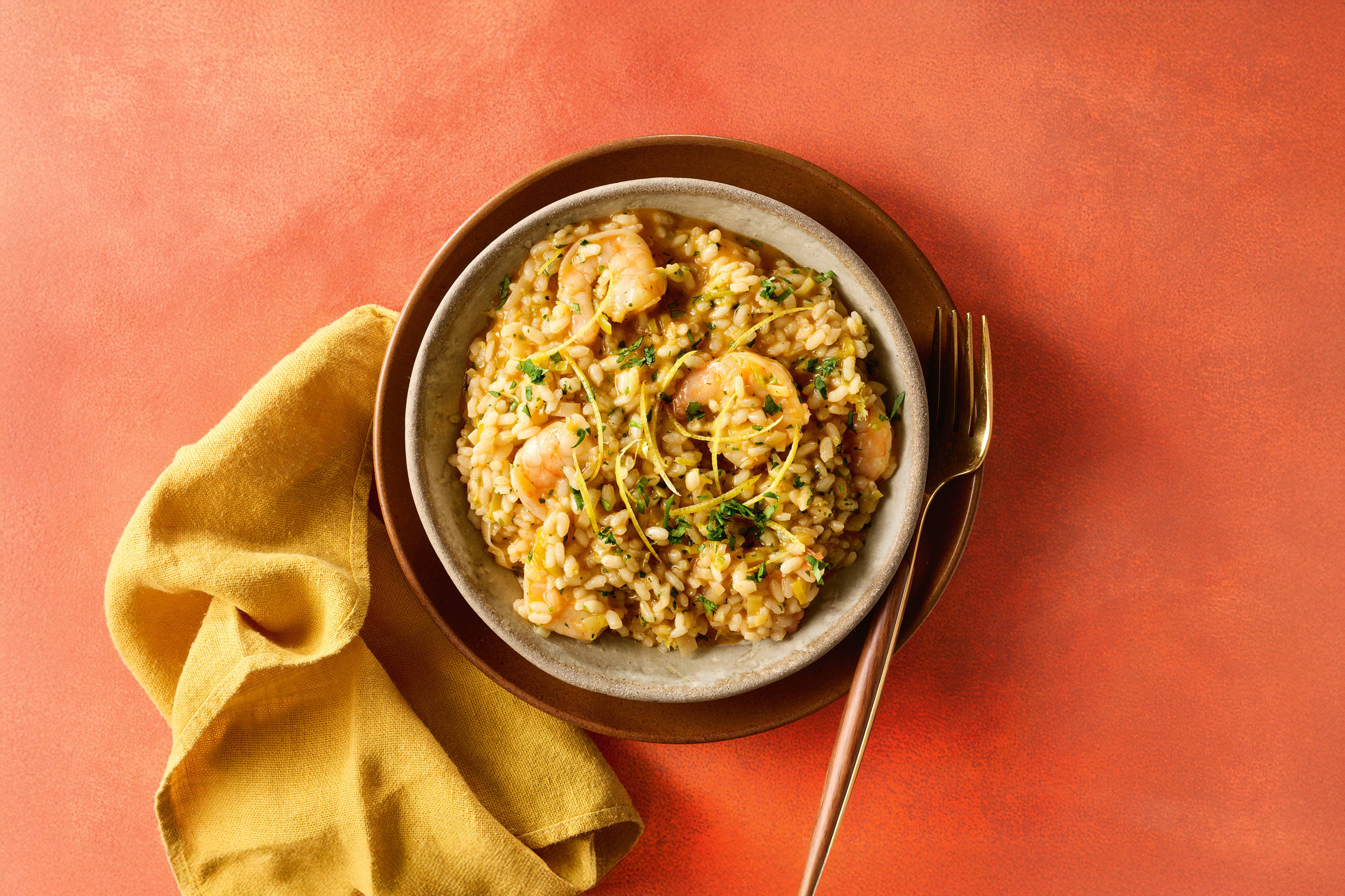 Gochujang Garlic Prawn Risotto Recipe