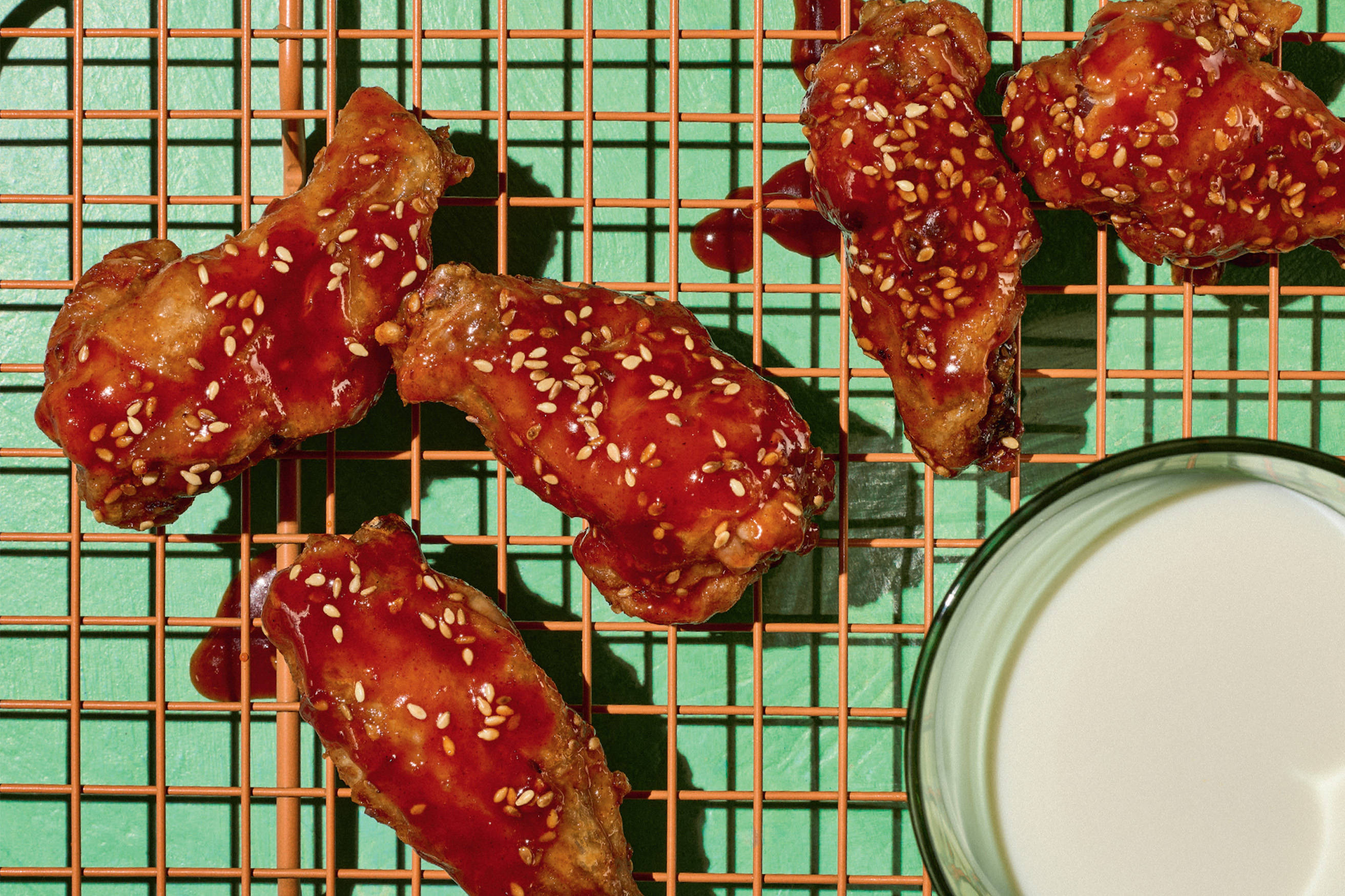 Gochujang and Maple Syrup Sesame Wings Recipe