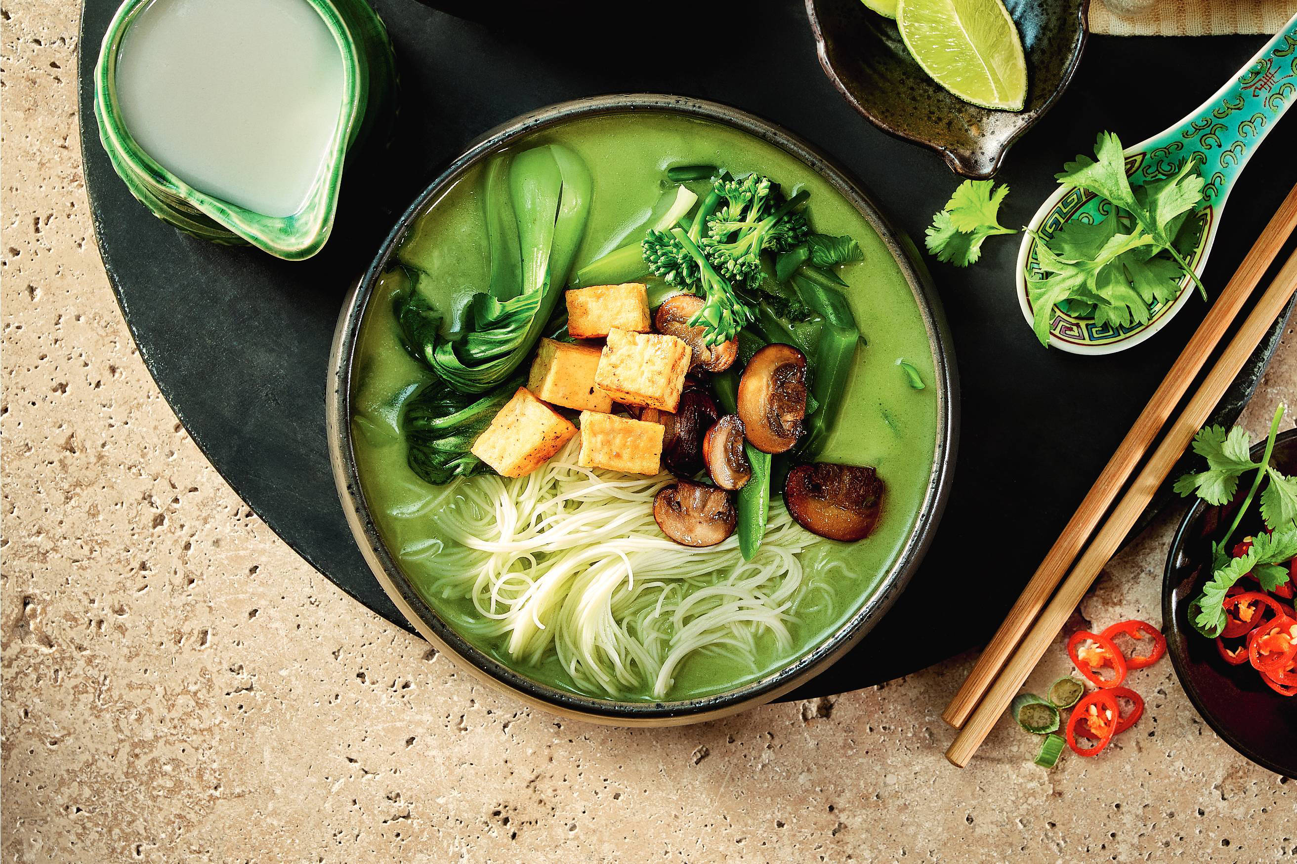 Green curry soup Recipe