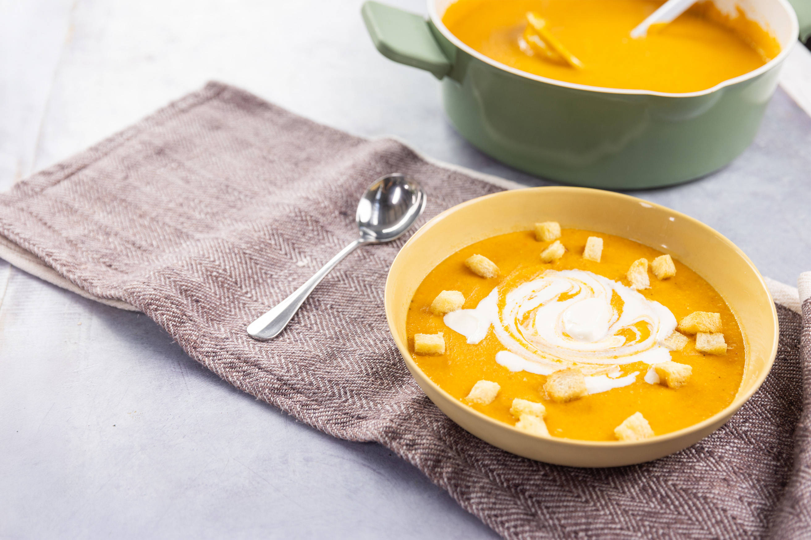 Roasted Carrot & Red Lentil Soup Recipe