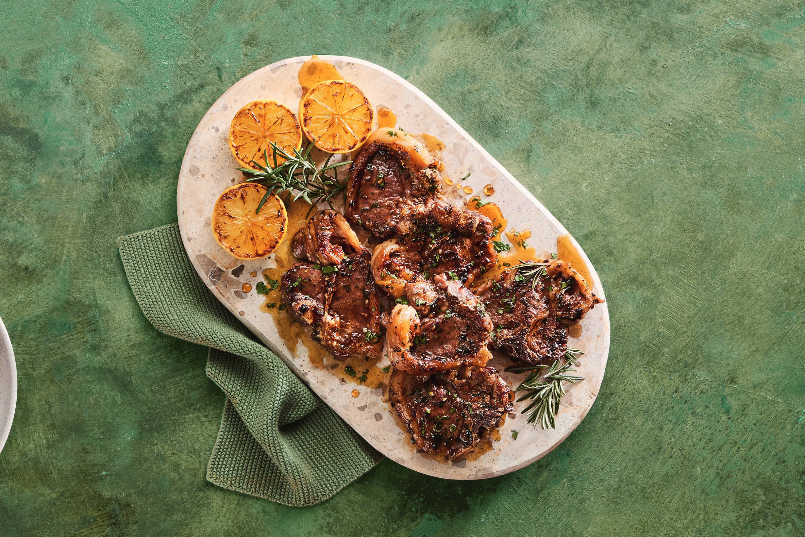 Lemon and Herb Lamb Loin Chops Recipe