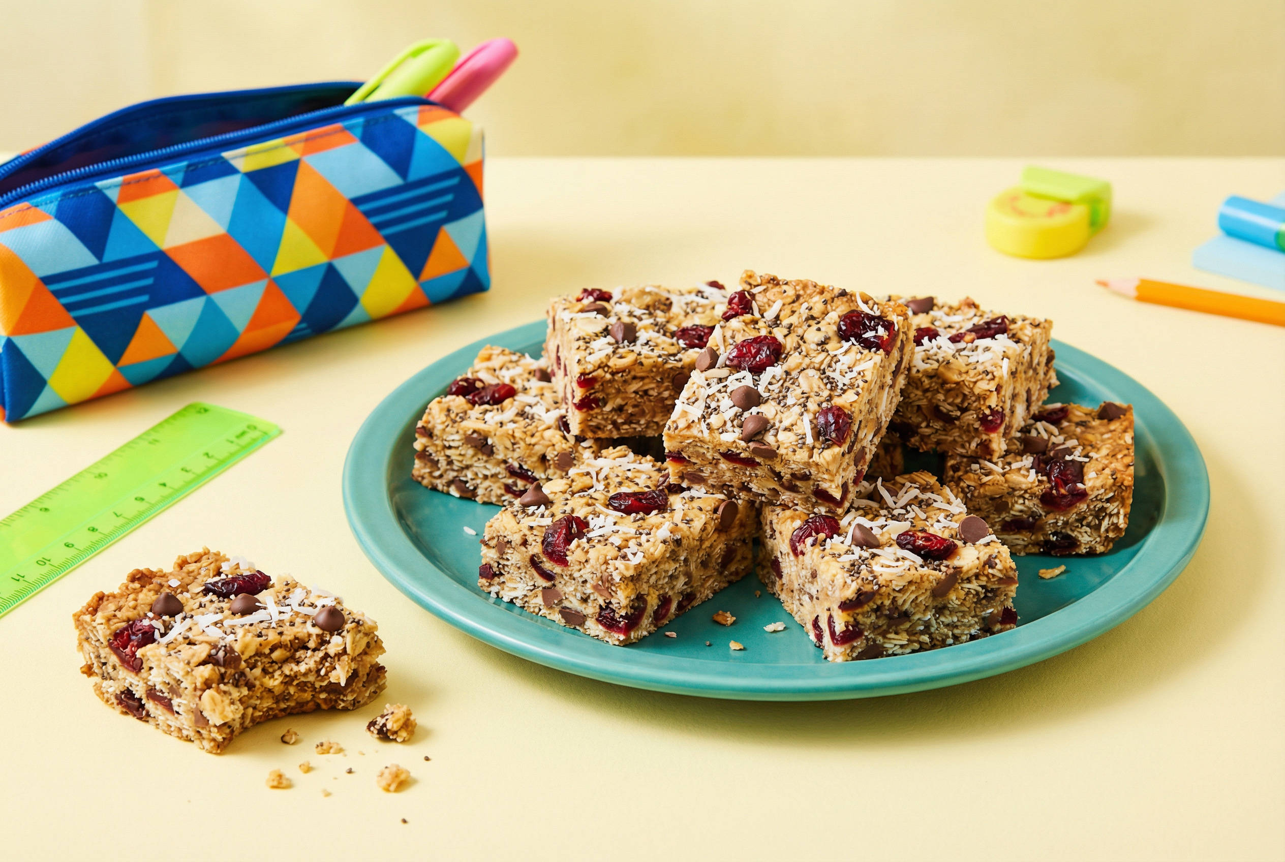 Lunchbox Friendly Nut Free Muesli Slice
