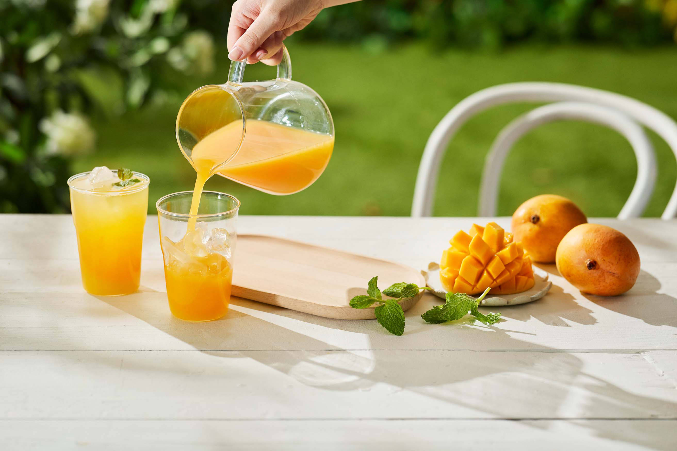 Mango and Green Tea Lemonade Recipe