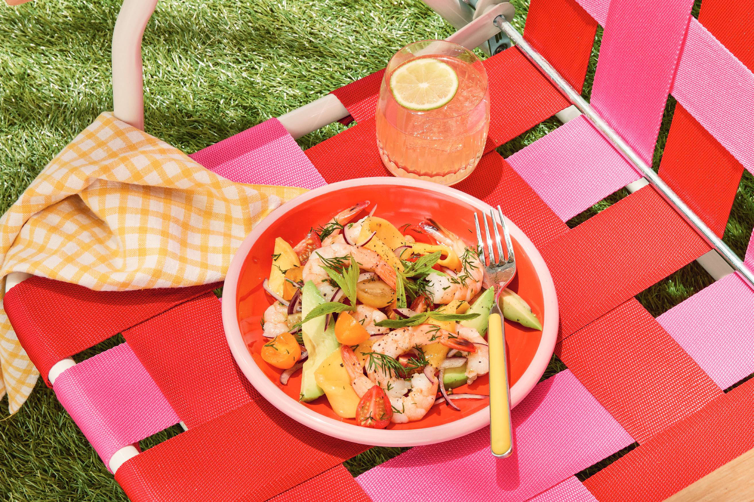 Mango, Avocado and Prawn Salad Recipe