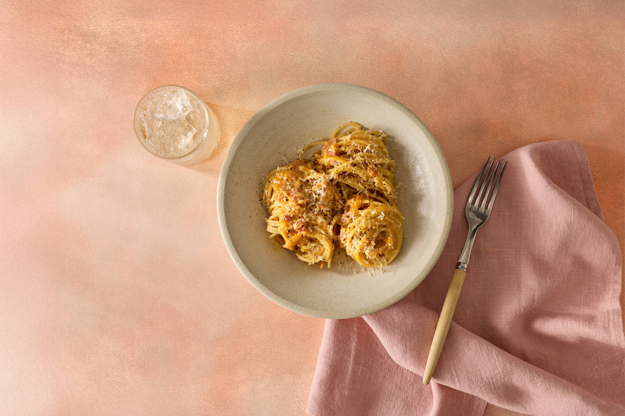 Miso Pumpkin Carbonara Recipe