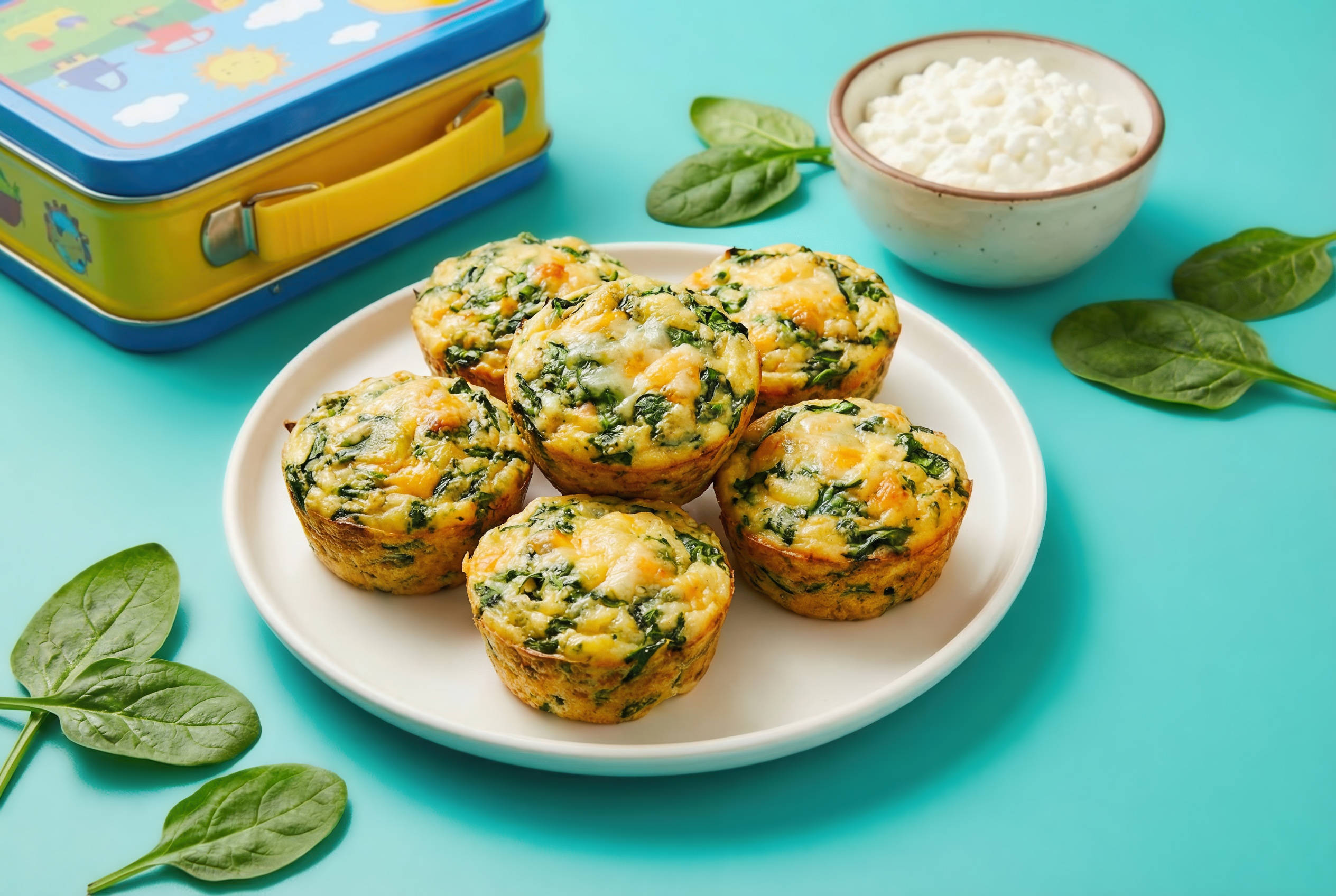 Protein Packed Breakfast Muffins with Cottage Cheese