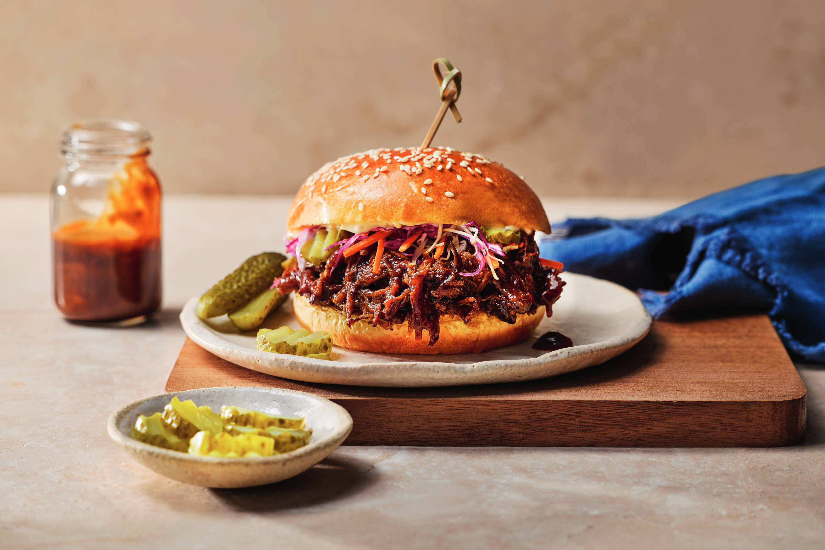 Pulled Beef Chuck Rolls Recipe