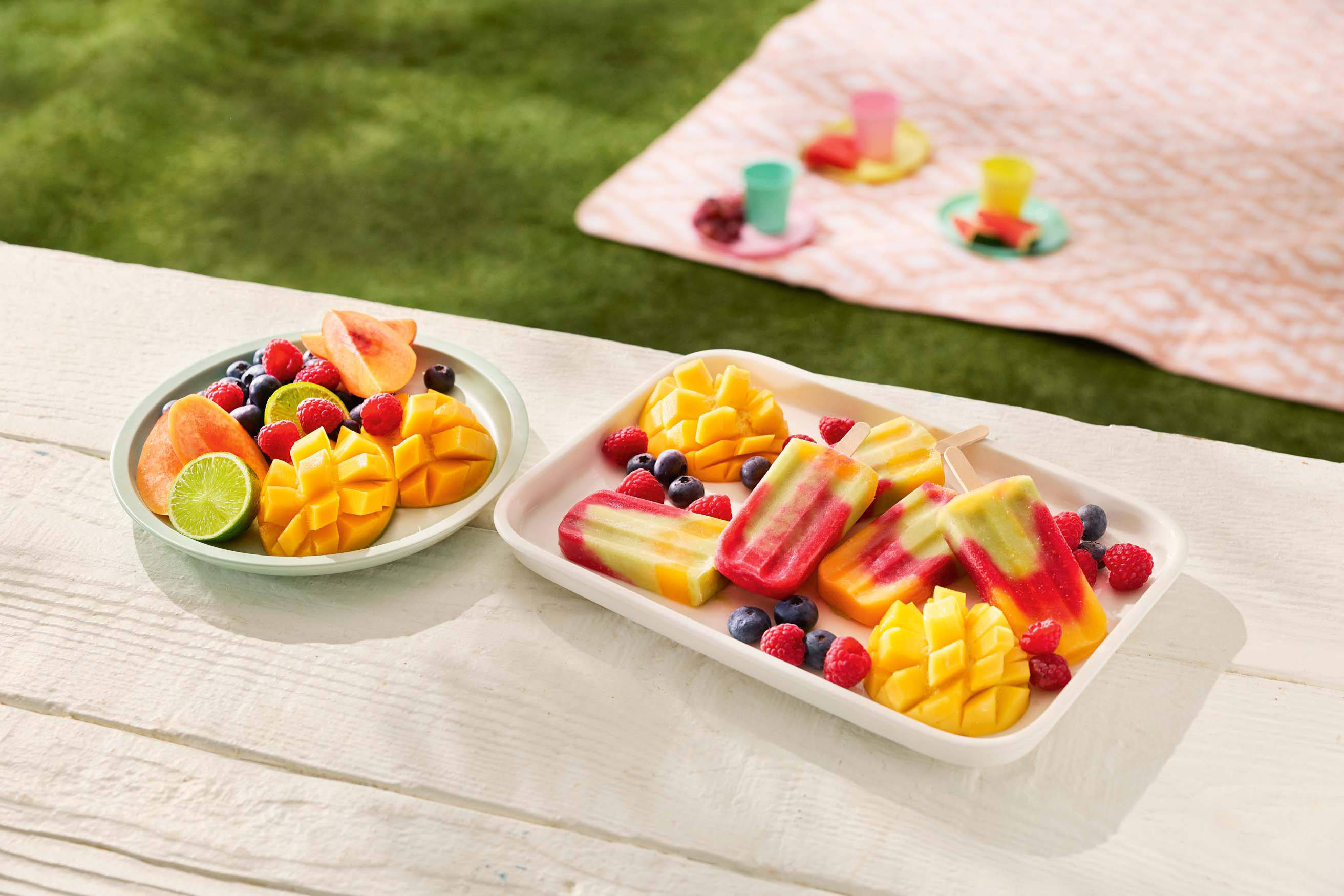 Rainbow Freezer Pops Recipe