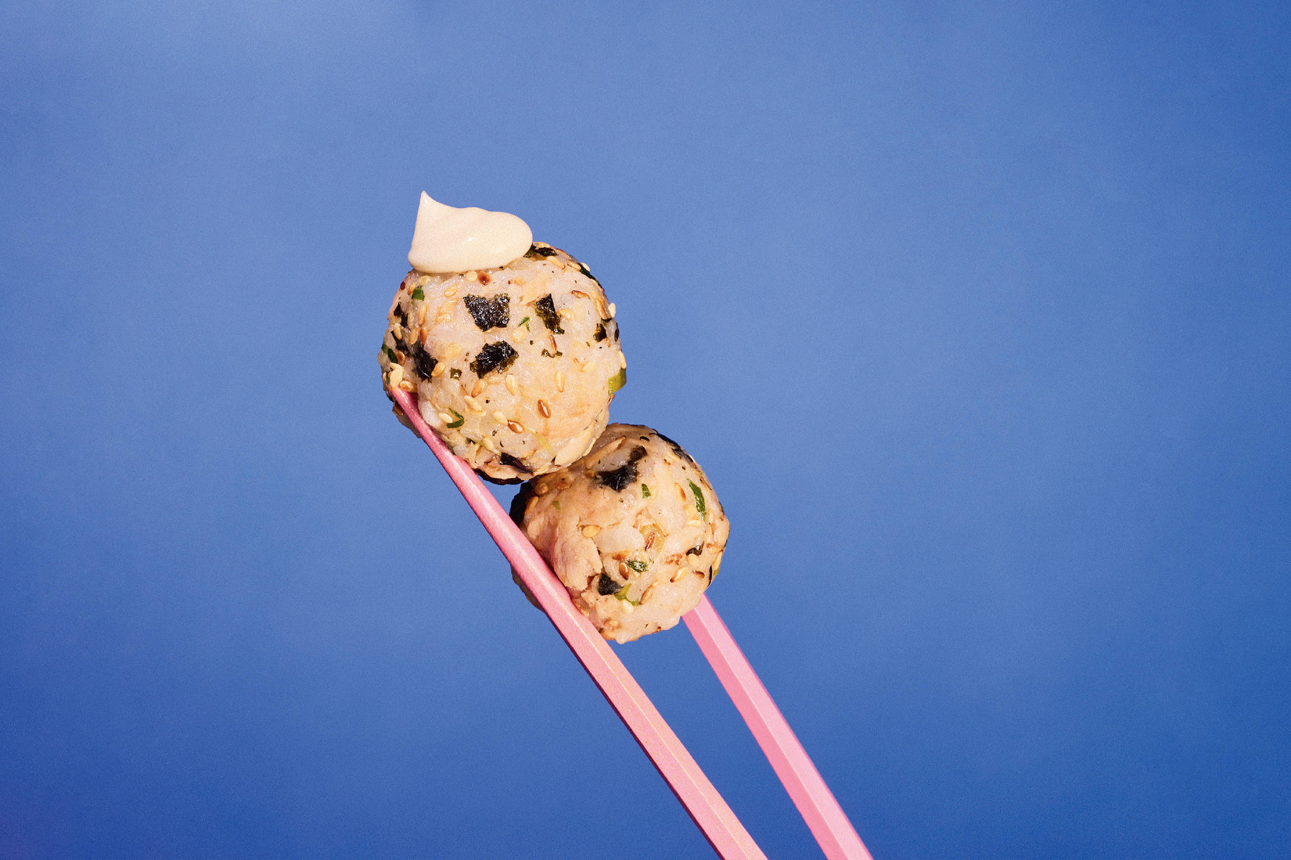 Sesame Tuna Rice Balls Recipe