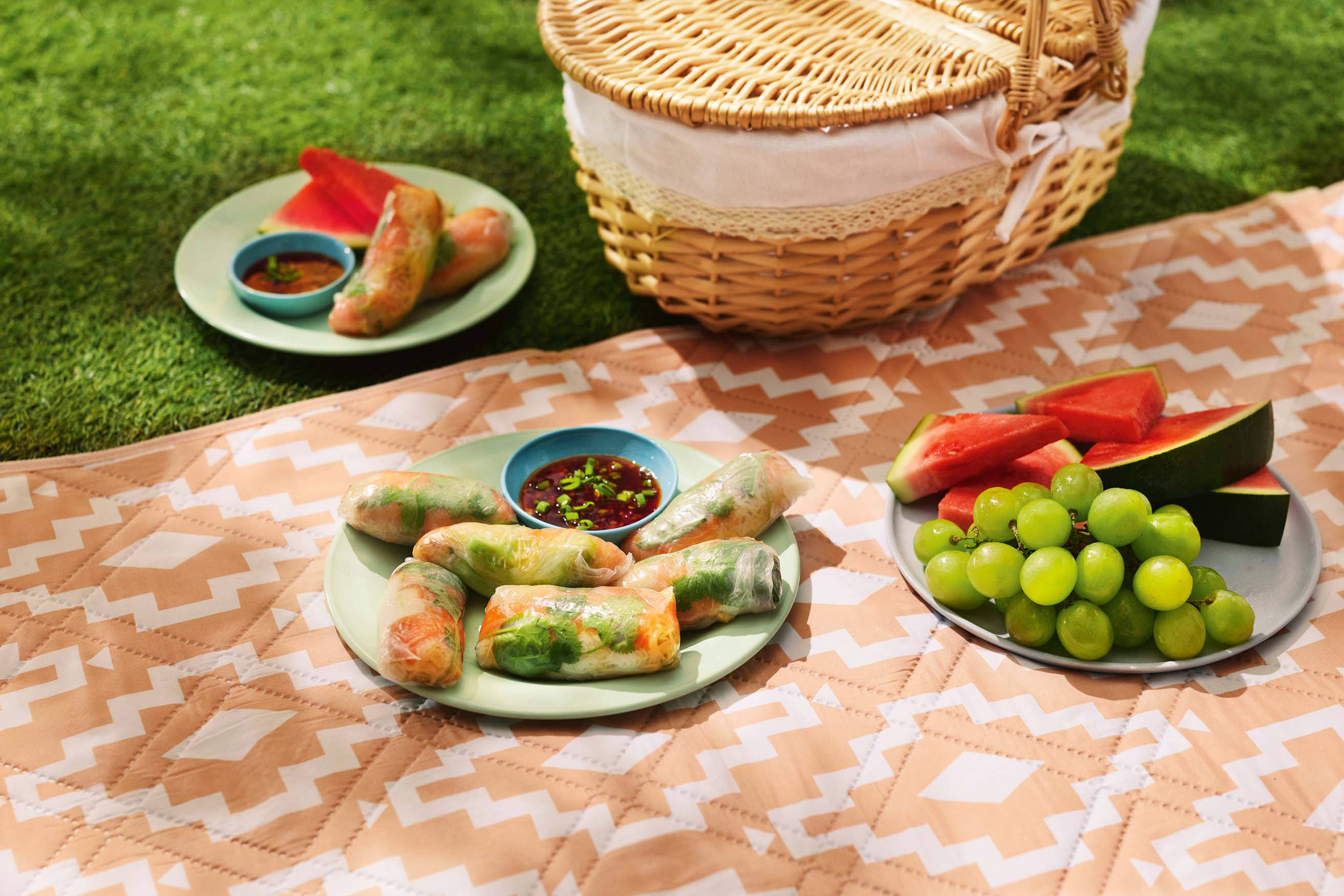 Smoked Salmon Rice Paper Rolls Recipe