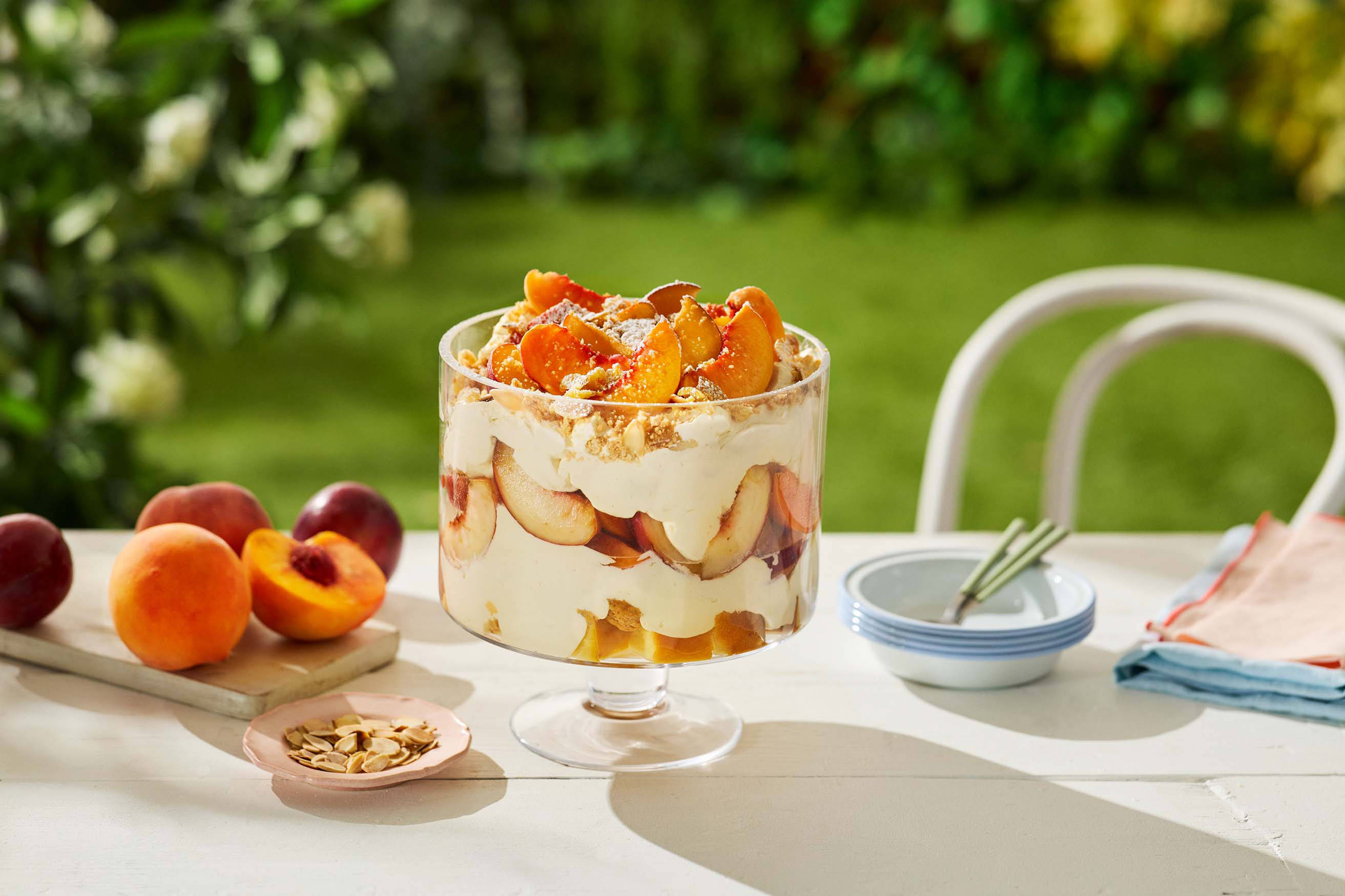 Stone Fruit and Jasmine Tea Trifle Recipe