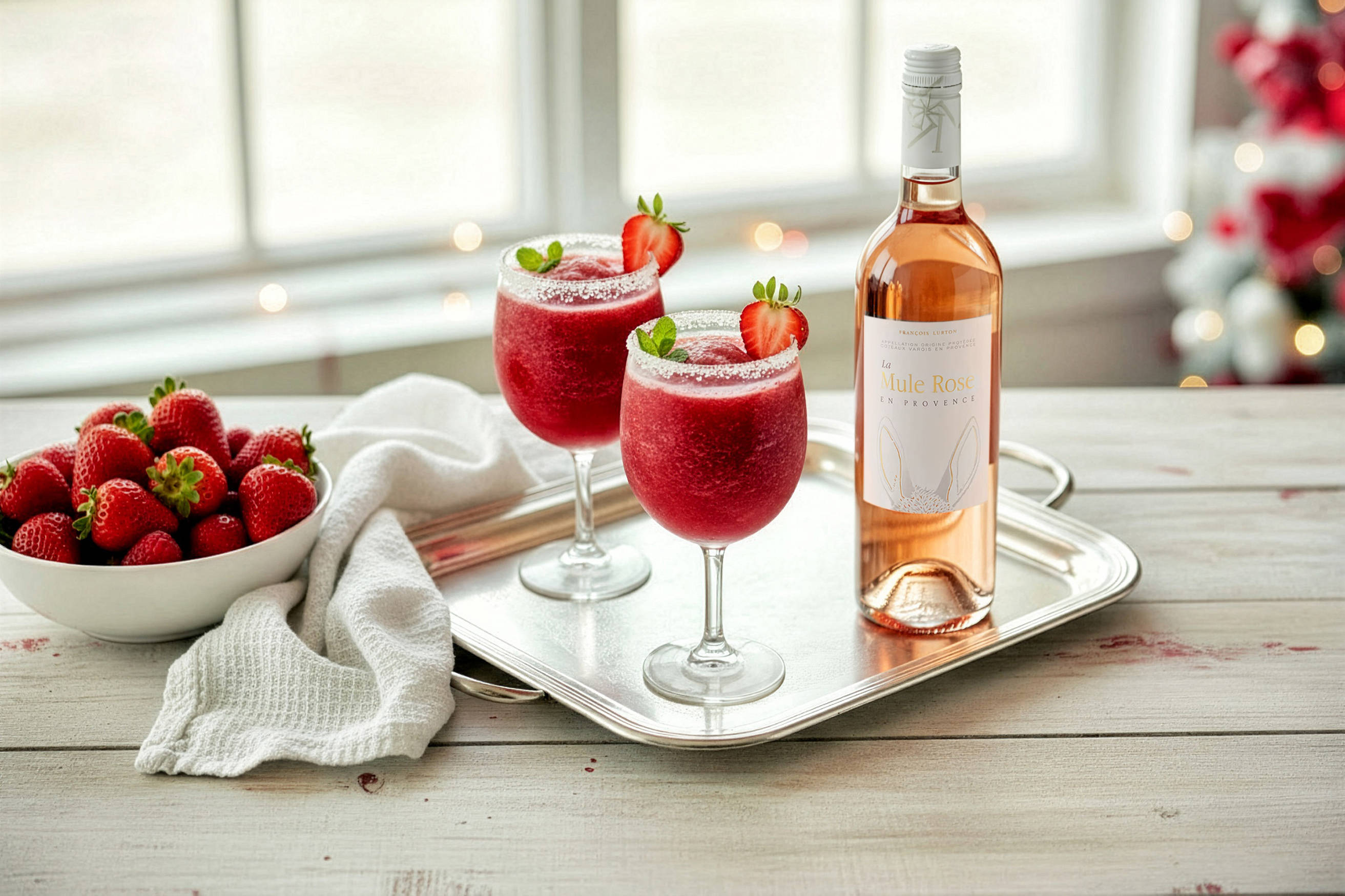 Summer Berry Frosé Recipe