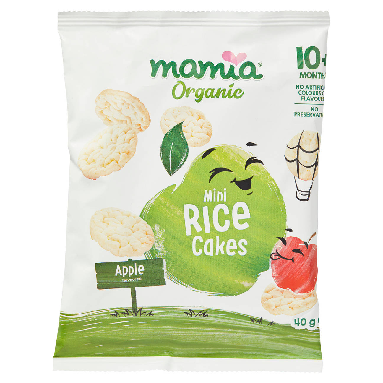 Organic Apple Flavoured Mini Rice Cakes 40g