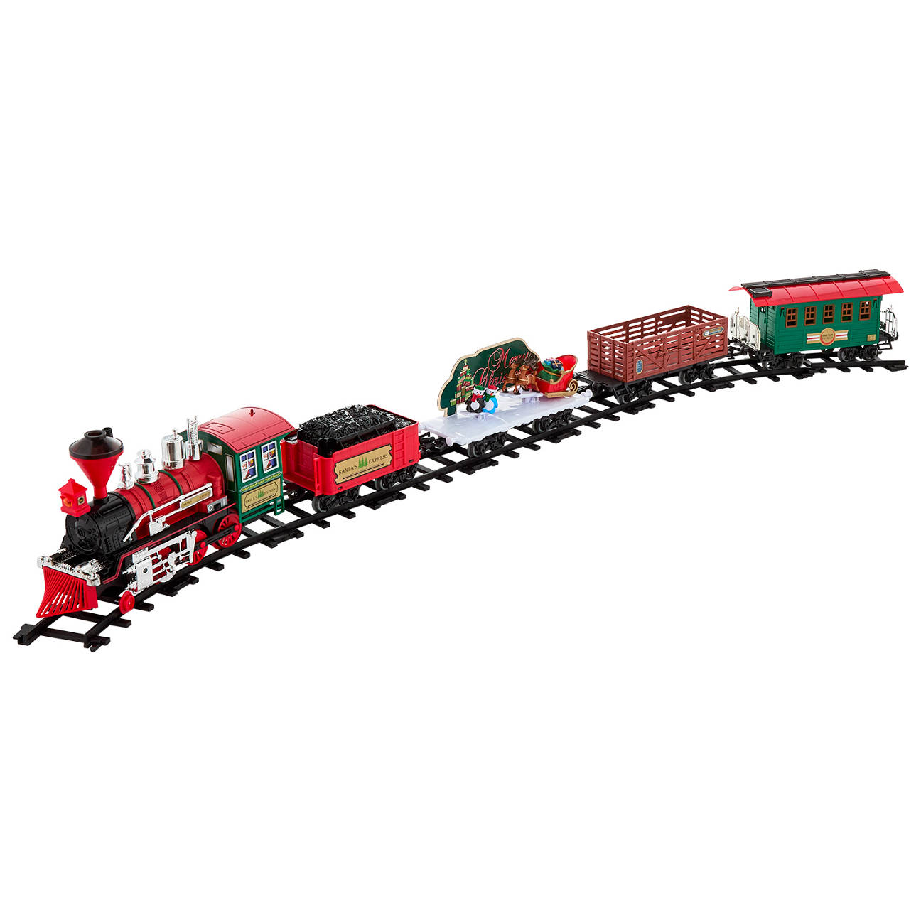 Large Christmas Train Set