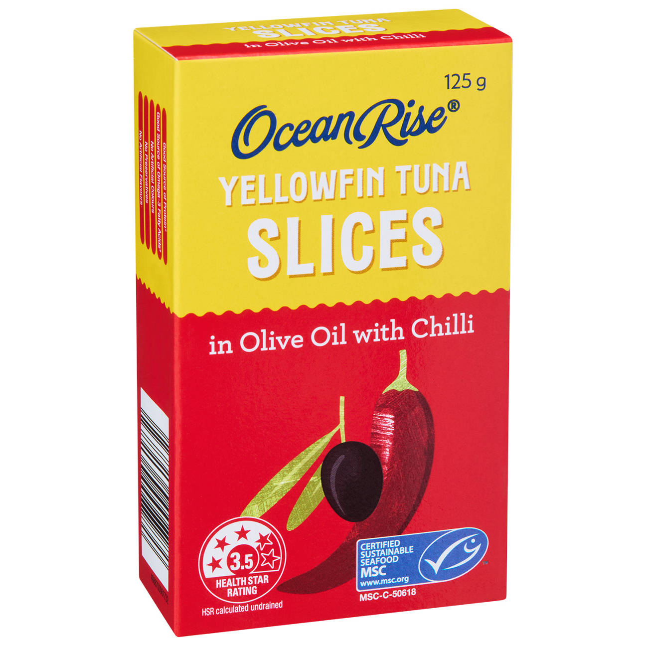 Yellowfin Tuna Slices in Oil with Chilli 125g