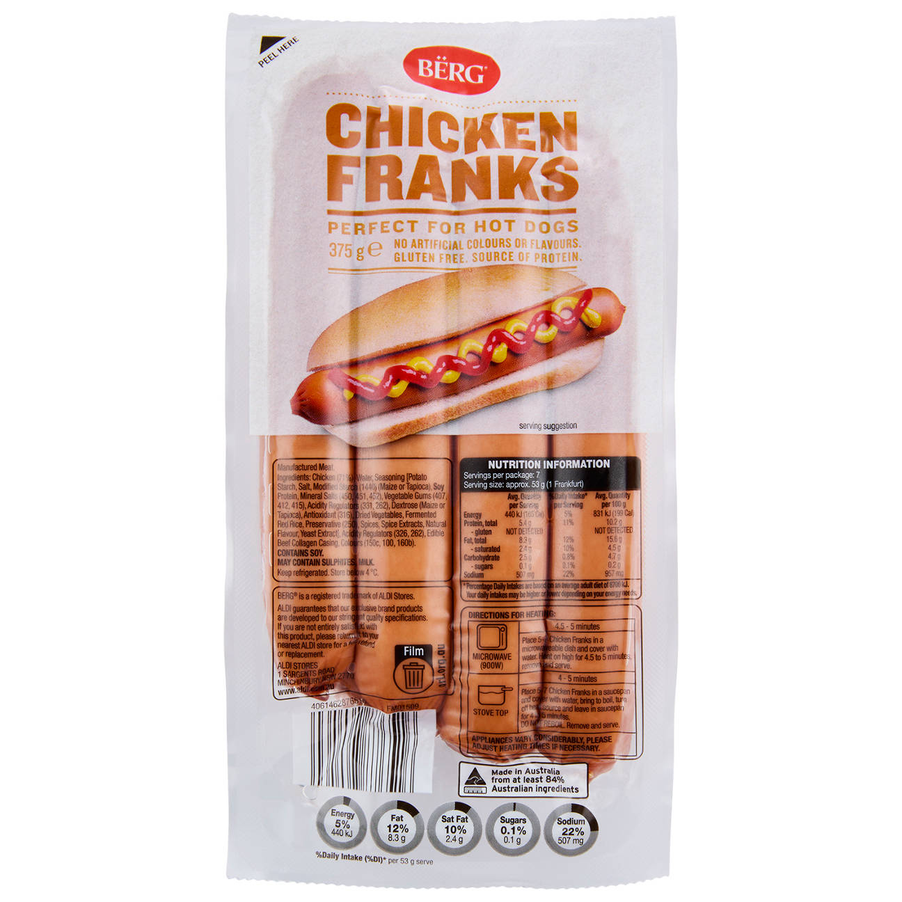 Chicken Franks 375g