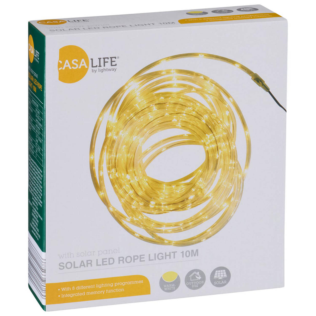 LED Solar Rope Light 10m