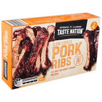 Taste Nation Bbq Pork Ribs 650G