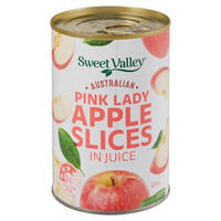 Sweet Valley Australian Apple Slices In Juice 410G