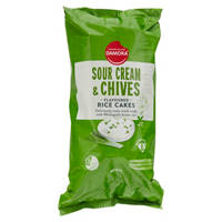 Damora Sour Cream & Cives Flavoured Rice Cakes 160G