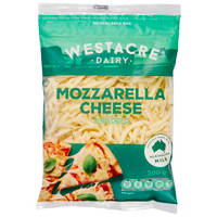 Westacre Dairy Mozzarella Shredded Cheese 500G