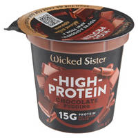 Wicked Sister Fine Foods High Protein Chocolate Pudding 170G