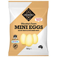 Hugos Hazelnut Cream Mini Eggs 100G