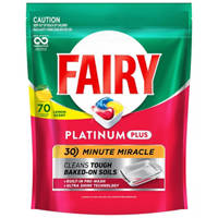 Fairy Platinum Plus Dishwashing Tablets 70 Pack