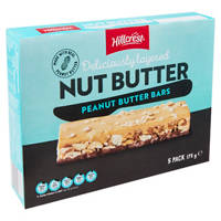 Hillcrest Nut Butter Bars Peanut Butter 5 Pack 175G