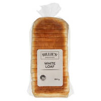 Billie'S Bakehouse White Loaf 800G