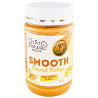 Oh So Natural Foods Natural Peanut Butter Smooth 375G