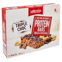 Hillcrest Protein Bars Triple Choc 5 Pack 200G