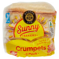 Bakers Life Crumpets 6 Pack 300G