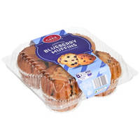 The Cake Stall Blueberry Muffins 4 Pack 420G