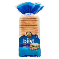 Bakers Life The Best White Sandwich Bread 700G