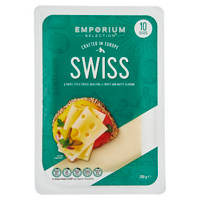 Emporium Selection Swiss Cheese Slices 200G