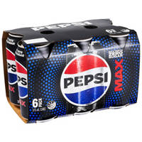 Pepsi Max Pepsi Max 6 Pack 375Ml