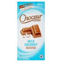 Choceur Milk Coconut Chocolate Block 200G