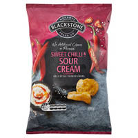 Blackstone Gourmet Snack Co. Sweet Chilli & Sour Cream Flavoured Deli Style Potato Chips 175G