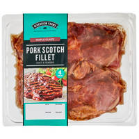 Riverview Farms Est 1971 Maple Glaze Pork Scotch Fillet Steaks