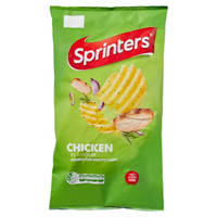 Sprinters Crinkle Cut Potato Chips Chicken 230G